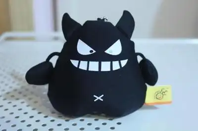 超萌纳米泡沫粒子 红黑小恶魔毛绒玩具 小号挂件