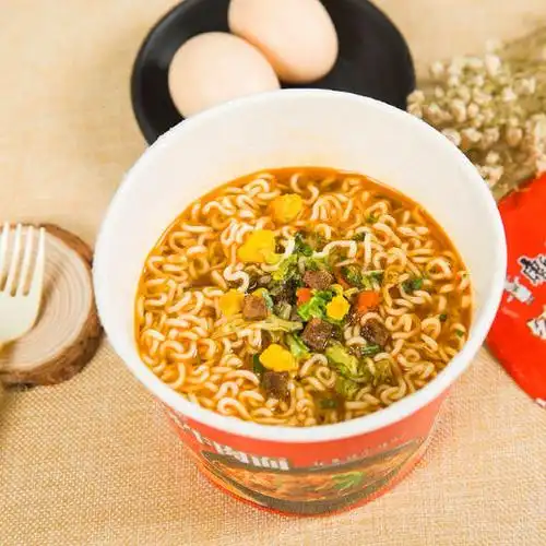 康师傅方便面红烧牛肉面103g12桶装整箱装泡面