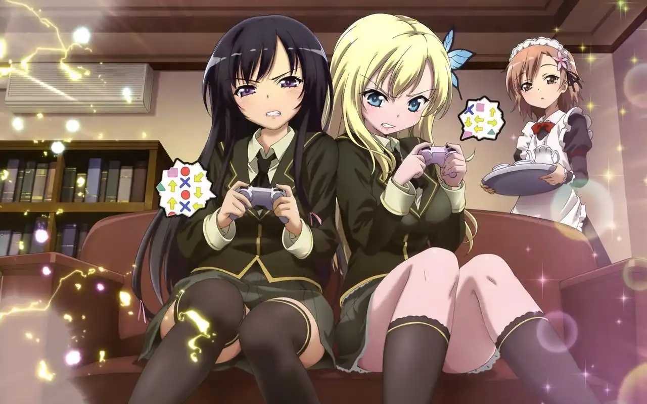 好看动漫我的朋友很少可爱萌妹子图片电脑桌面壁纸下载