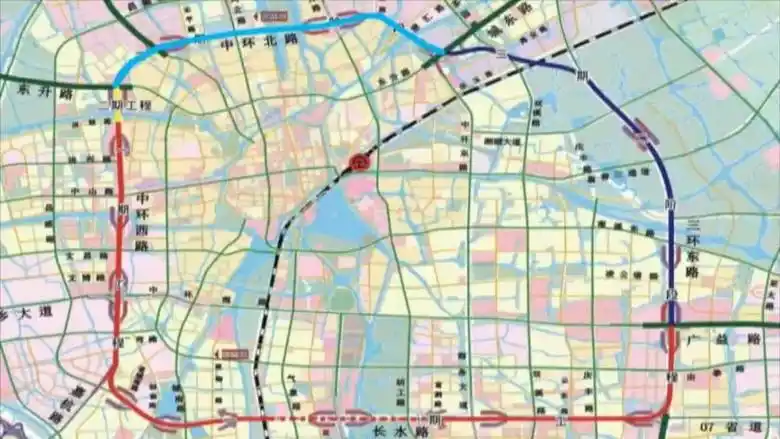 嘉兴快速路又开工了现场很热闹