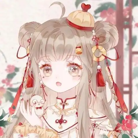 4人闺蜜头像动漫可爱美丽古风