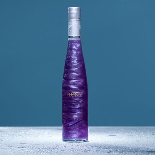 美国进口fiony菲奥娜紫色银河星空酒极光鸡尾酒魔幻云火焰酒375ml