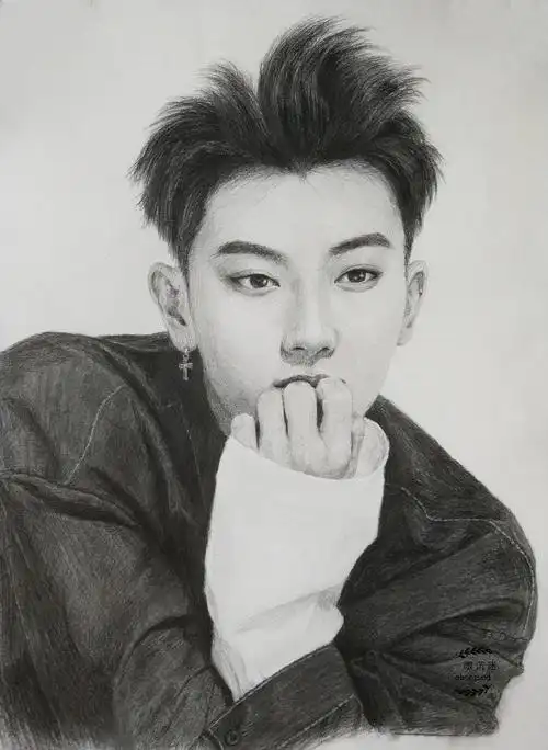 黄子韬##黄子韬c-pop##对宝宝的思念克服了懒癌 咔咔画起来