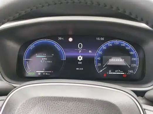 3 英寸全新液晶仪表盘,提供 4种风格3个预设显示组合,共12种显示界面