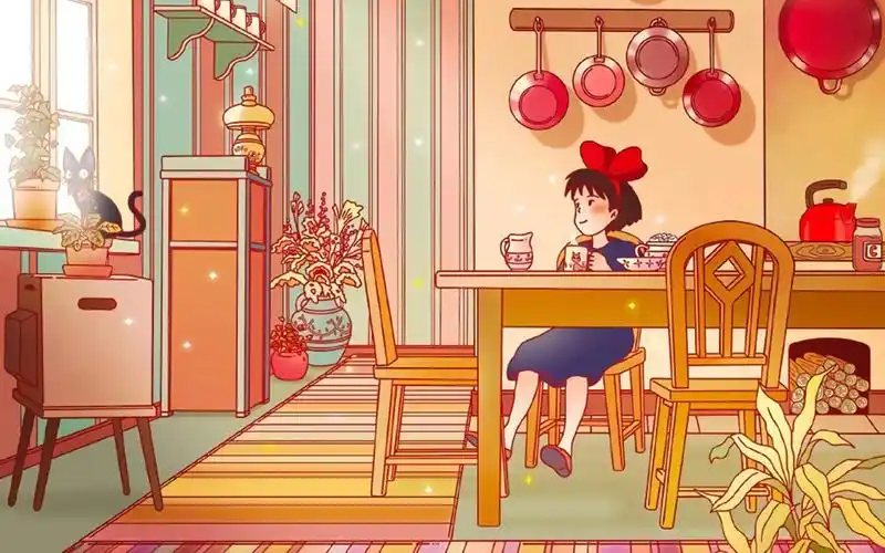 宫崎骏动漫系列唯美插画桌面壁纸