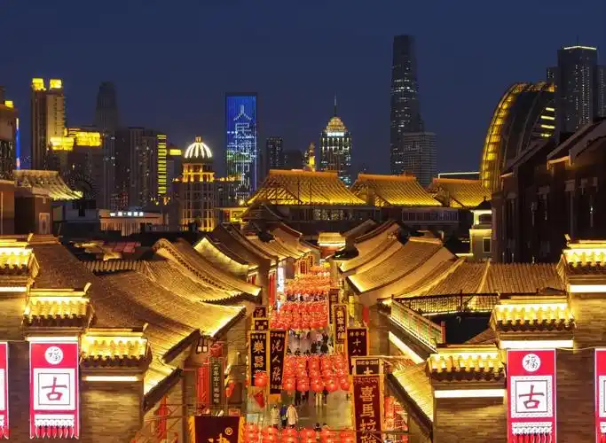 天津最早的民俗,文化,商贸聚集地这里是津门故里高跷,龙灯,舞龙狮百戏