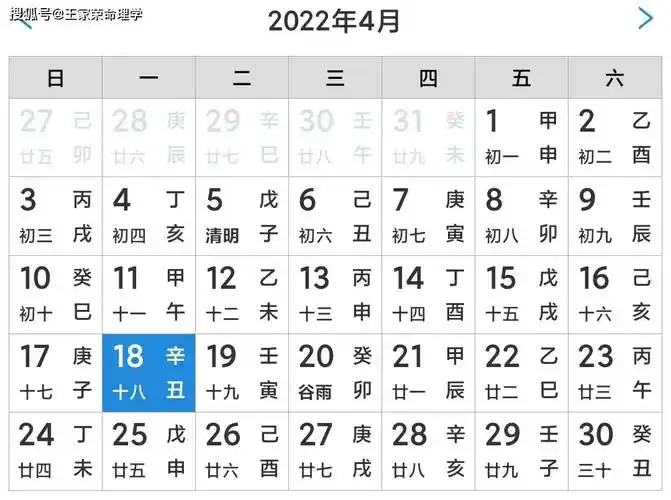 每日黄历查询吉时时辰今日农历三月十八运势宜忌吉凶择日2022418