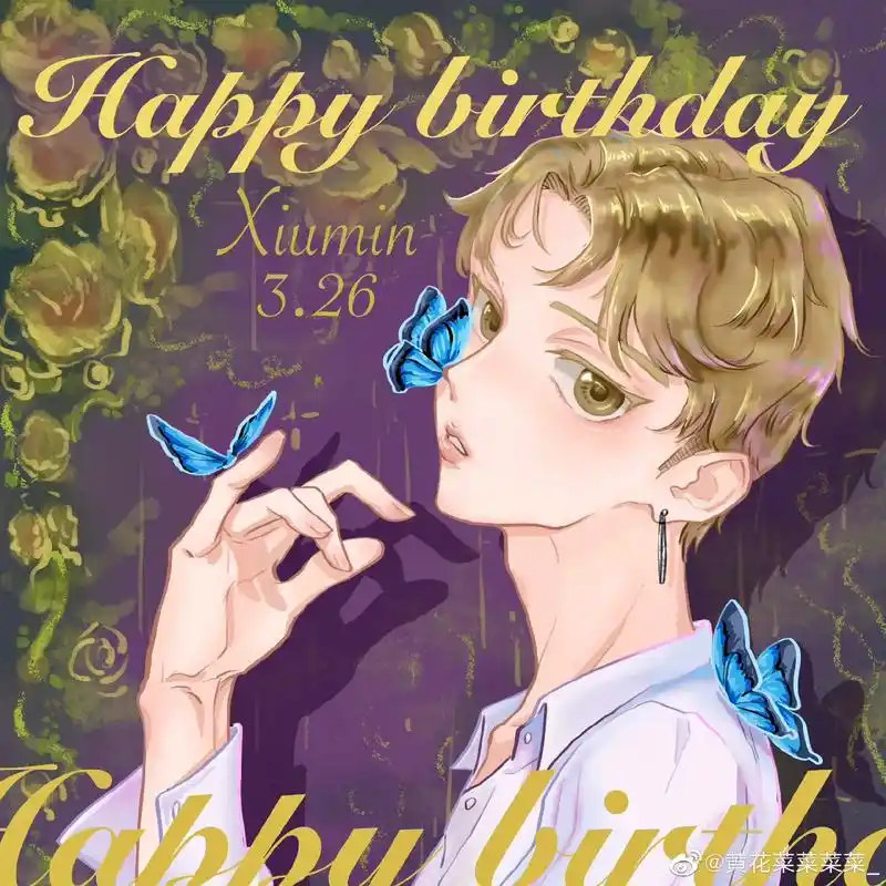 蝴蝶少女.#金珉锡#蝴蝶少年#金珉锡生日快乐#随笔   少年 - 抖音