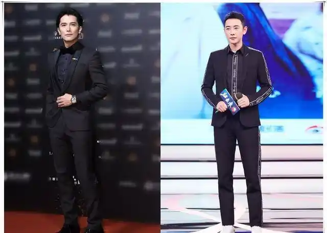 看邱泽和罗晋穿黑色西装才知道唐嫣挑男人的眼光有多好