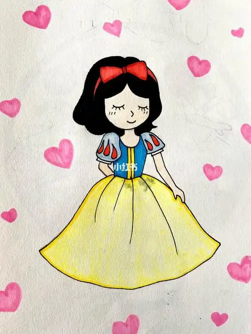 1一9岁儿童画公主1一9岁儿童画公主美人鱼