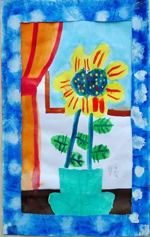 9岁儿童水粉画 10岁儿童画画大全水粉