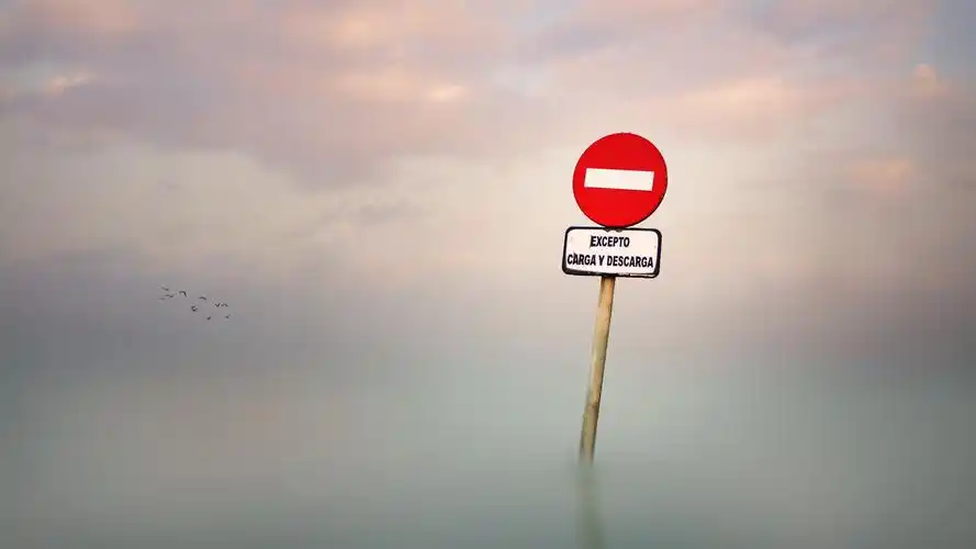 禁止通行标志壁纸