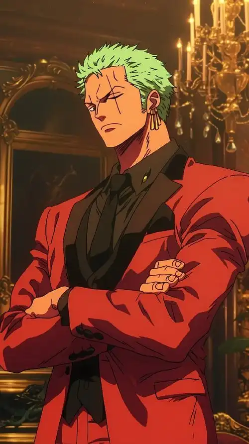 二次元新鲜事##穿西装的动漫角色