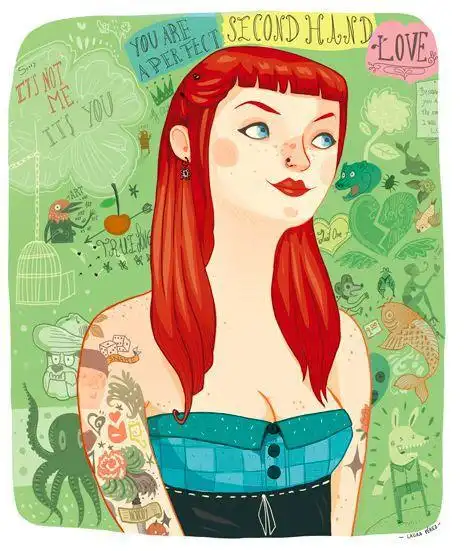 like this  歌手:caro emerald wild dark theremin 来自西班牙的插画