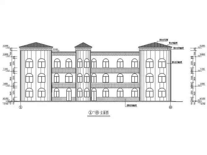 云海花园(灌云)幼儿园教学楼结构施工图