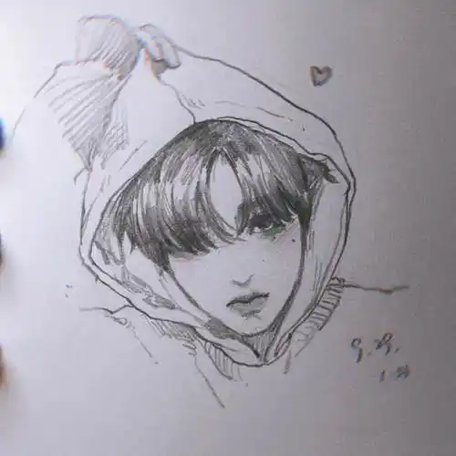 蔡徐坤简笔画 蔡徐坤简笔画q版手绘