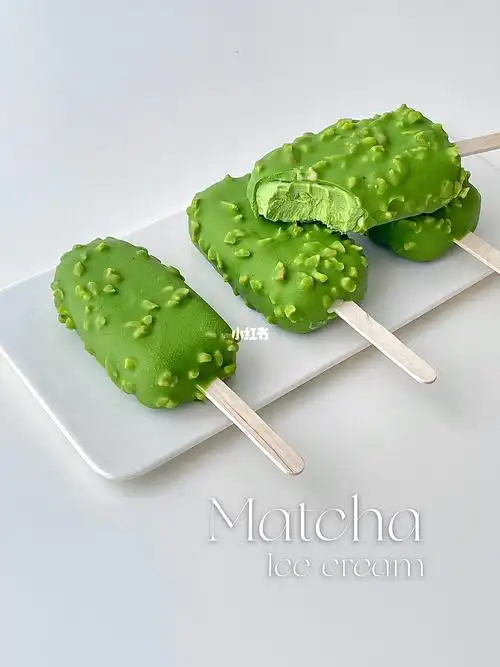 脆皮抹茶生巧雪糕浓郁细腻无冰渣