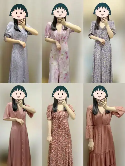 158cm的100条连衣裙亮色系战裙大合集