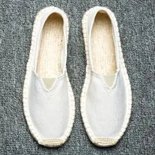 2021新款 亚麻布鞋 麻底鞋 草编鞋 吸汗透气一脚蹬懒人玛丽鞋 手工