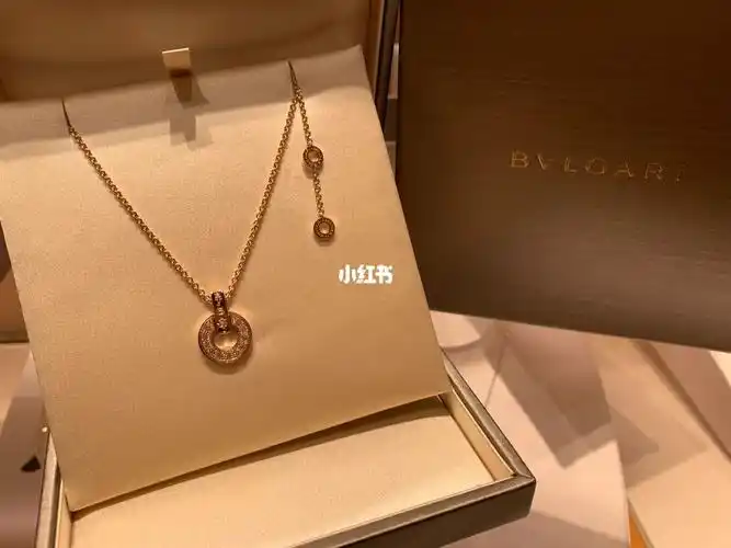 宝格丽时来运转玫瑰金钱币项链909496