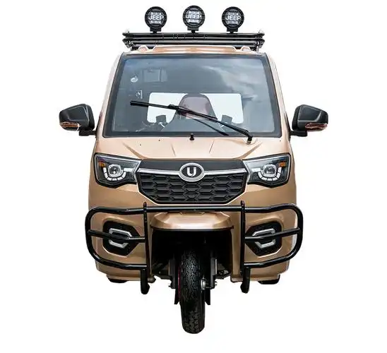 全封闭燃油三轮摩托车可上牌老年代步残疾人载客汽油助力三轮摩托