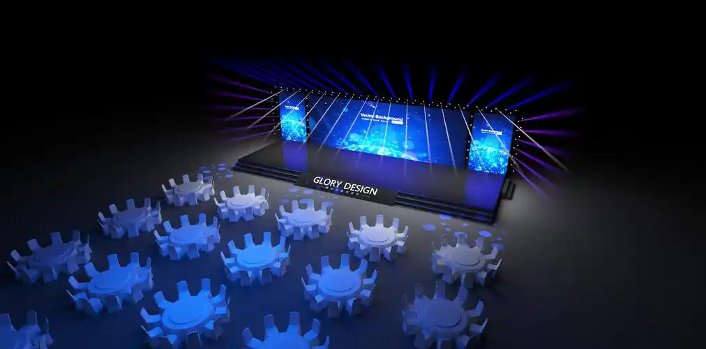 年会舞台舞美设计搭建方案|北京金融街威斯汀大酒店