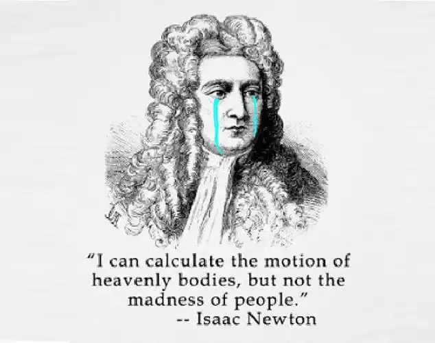 英国南海泡沫破裂,牛顿赔了10年工资,他算不出人心的疯狂!