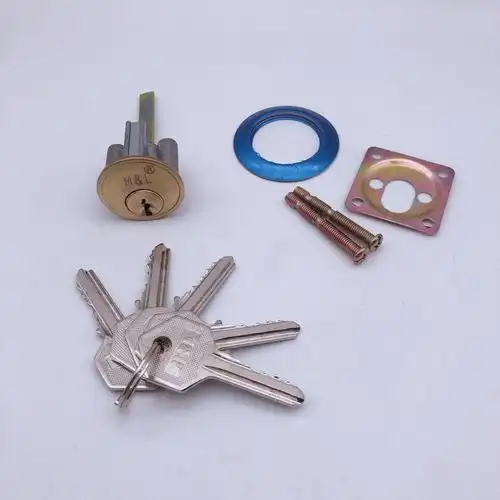 559 556 老式防盗铁门木门牛头锁牛头偏芯铜锁牛头铜胆锌头