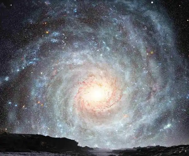 目前仅有一张银河系全景图通过合成得到的其他图片都是假的吗