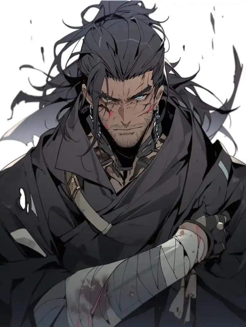 男生头像|大叔痞帅.#动漫男头 #帅就完事了 #暗黑系 #压 - 抖音