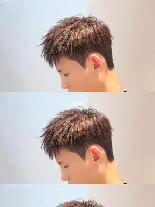 潮流男生必备发型立体碎盖
