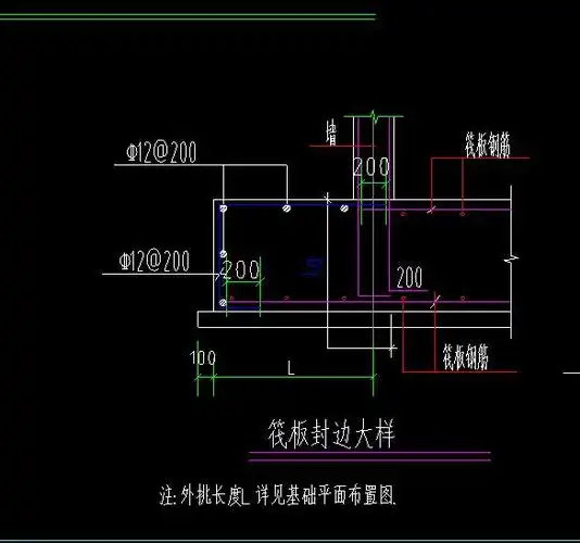 筏板封边大样图怎么弄求大神指点