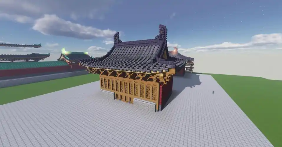 [minecraft]考完试后的中式建筑小练习 2023.07.01