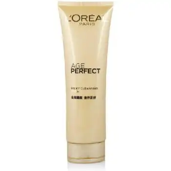 欧莱雅 金致臻颜奢养紧妍洁面乳125ml 女士护肤抗皱 提拉紧致 去细纹