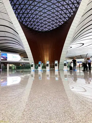 北京大兴国际机场内部掠影