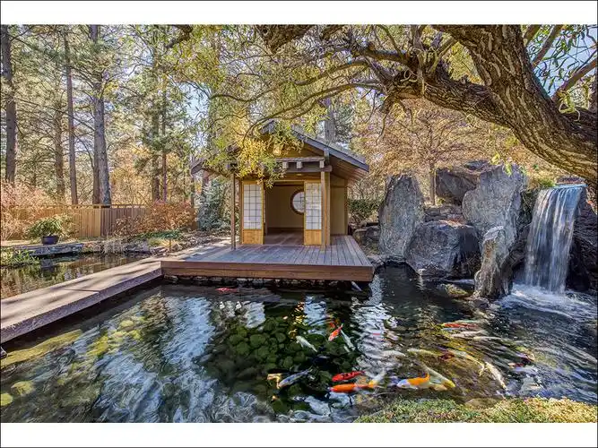 12个"庭院鱼池"设计案例,养鱼真的给生活带来了太多乐趣!__凤凰网