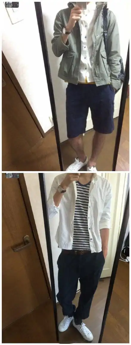 日本一个身高180cm型男的日常帅帅的搭配技巧,可以参考一下