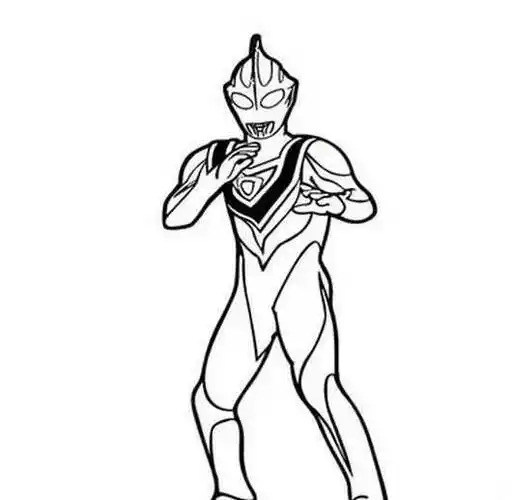 奥特曼的简笔画奥特曼的简笔画法