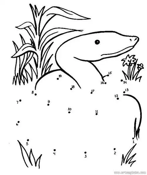 幼儿园小班数字连线画