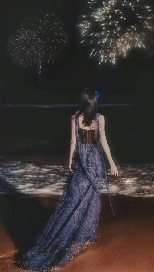 一些背影鲨#迪丽热巴爱琴海