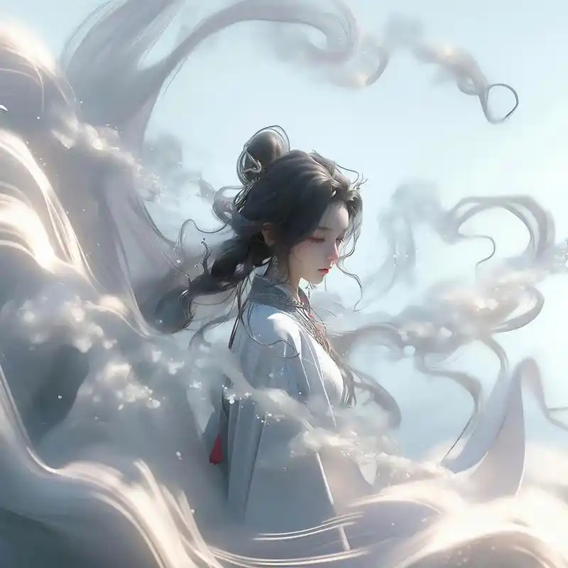 动漫头像和壁纸# 今日巧遇一幅古风女生头像,婉约间流露出的柔美与