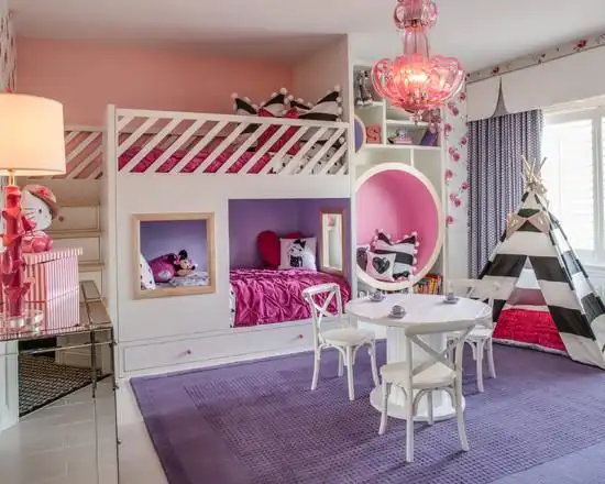 童趣满满清新小空间 8款双人儿童房设计