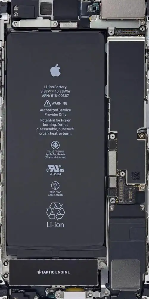 手机内部透明零件壁纸