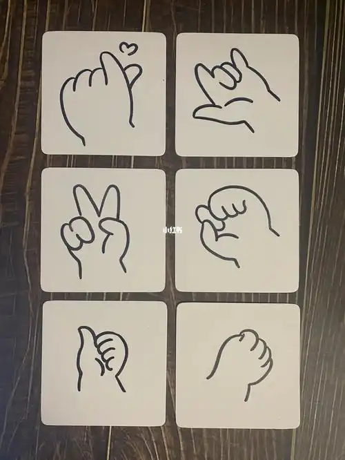 简笔画动漫q版小手