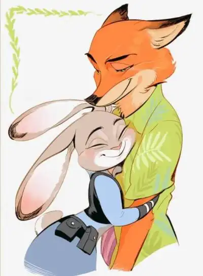 收集   点赞  评论  迪士尼 电影 疯狂动物城 朱迪 尼克 cp 0 154