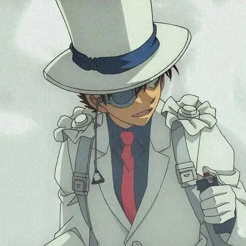 100张怪盗基德(黑羽快斗)头像合集,帅呆了