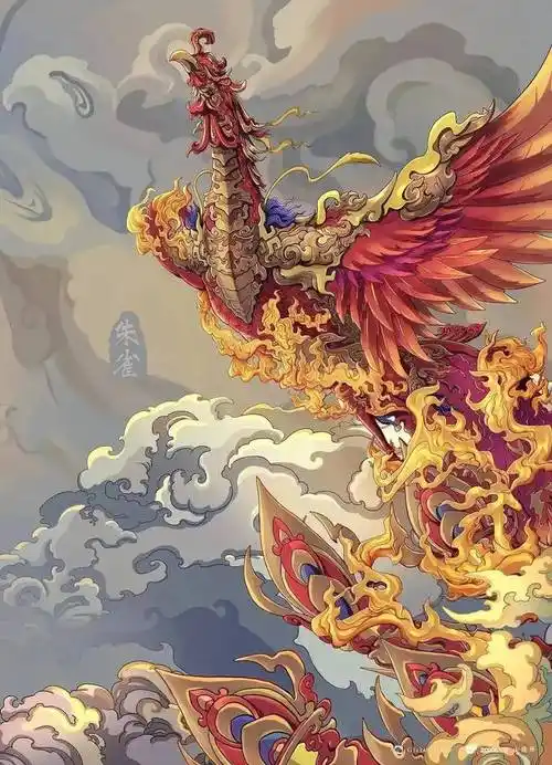 龙腾虎跃国潮新年手机壁纸