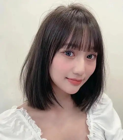 锁骨短发超a齐肩短发