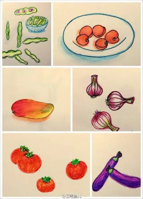 红烧茄子简笔画