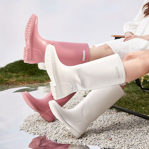 雨鞋女款时尚新款外穿水鞋防水防滑成人人高雨鞋